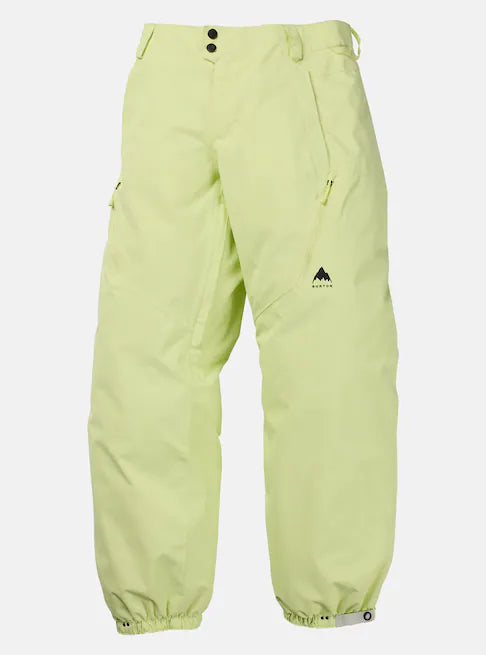スノーボード ウェア バートン BURTON W Reserve 2L Relaxed Pants Glow Yellow Green 25-26 送料無料 日本正規品 予約商品 店頭受け取り可能