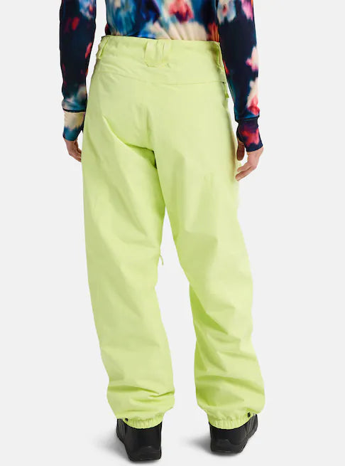 スノーボード ウェア バートン BURTON W Reserve 2L Relaxed Pants Glow Yellow Green 25-26 送料無料 日本正規品 予約商品 店頭受け取り可能