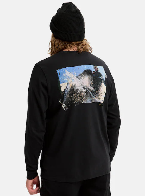 スノーボード ウェア バートン BURTON Heavyweight Photo Long Sleeve T-Shirt True Black 25-26 送料無料 日本正規品 予約商品 店頭受け取り可能