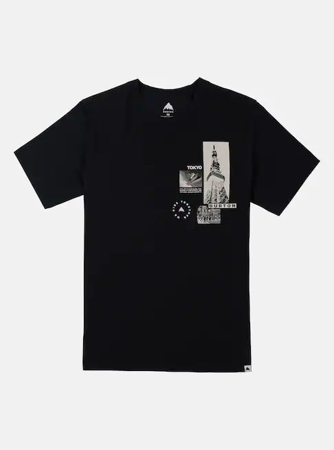 スノーボード ウェア バートン BURTON Tokyo Short Sleeve T-Shirt True Black 25-26 送料無料 日本正規品 予約商品 店頭受け取り可能