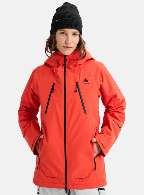 スノーボード ウェア バートン BURTON W Reserve GORE-TEX 2L Insulated Jacket Fiesta Red 25-26 送料無料 日本正規品