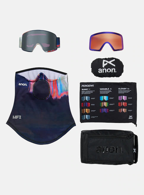 スノーボード ゴーグル アノン ANON M6 Goggles Glitch Lines/Perceive Sunny Onyx 25-26 送料無料 日本正規品 予約商品 店頭受け取り可能
