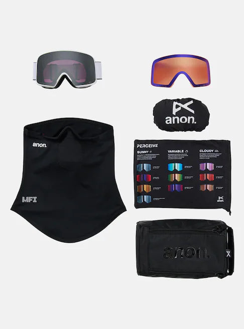 スノーボード ゴーグル アノン ANON M6 Goggles White/Perceive Sunny Onyx 25-26 送料無料 日本正規品 予約商品 店頭受け取り可能