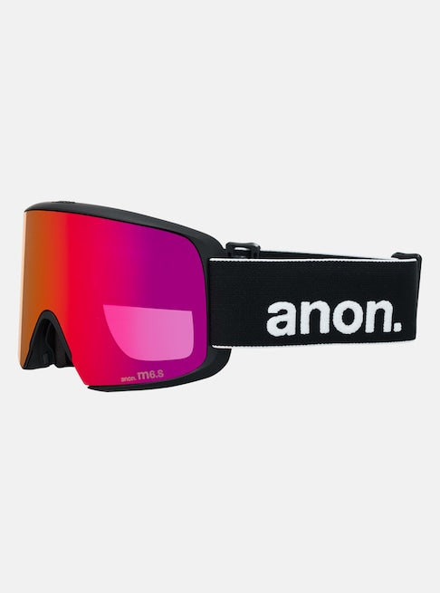 スノーボード ゴーグル アノン ANON M6S Goggles Black/Perceive Sunny Red 25-26 送料無料 日本正規品 予約商品 店頭受け取り可能