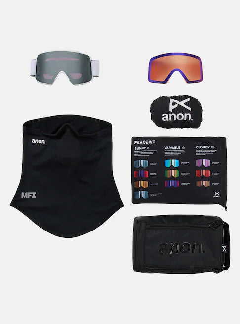 スノーボード ゴーグル アノン ANON M6S Goggles White/Perceive Sunny Onyx 25-26 送料無料 日本正規品 予約商品 店頭受け取り可能