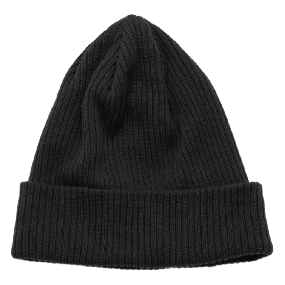 NEWHATTAN ニューハッタン [newhattan] 100% COTTON KNITTED HATS 25-26 スノーボード ビーニー Dark Grey