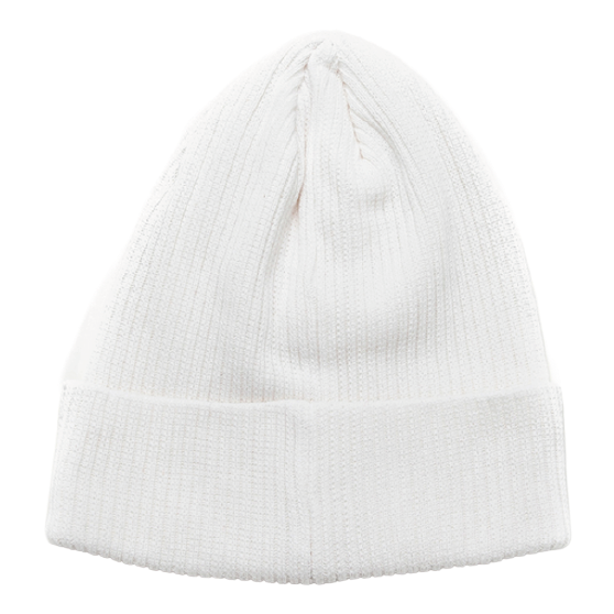 NEWHATTAN ニューハッタン [newhattan] 100% COTTON KNITTED HATS 25-26 スノーボード ビーニー White