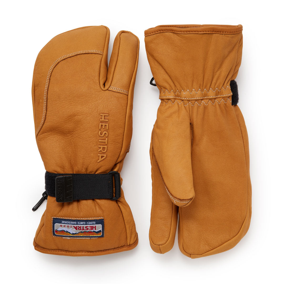 25-26 HESTRA 3-Finger Full Leather Cork スノーボード 早期予約