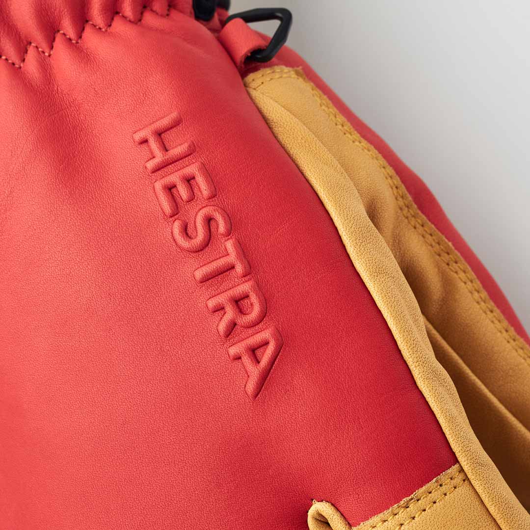 25-26 HESTRA Topo 3-Finger Flame Red/Tan スノーボード 早期予約