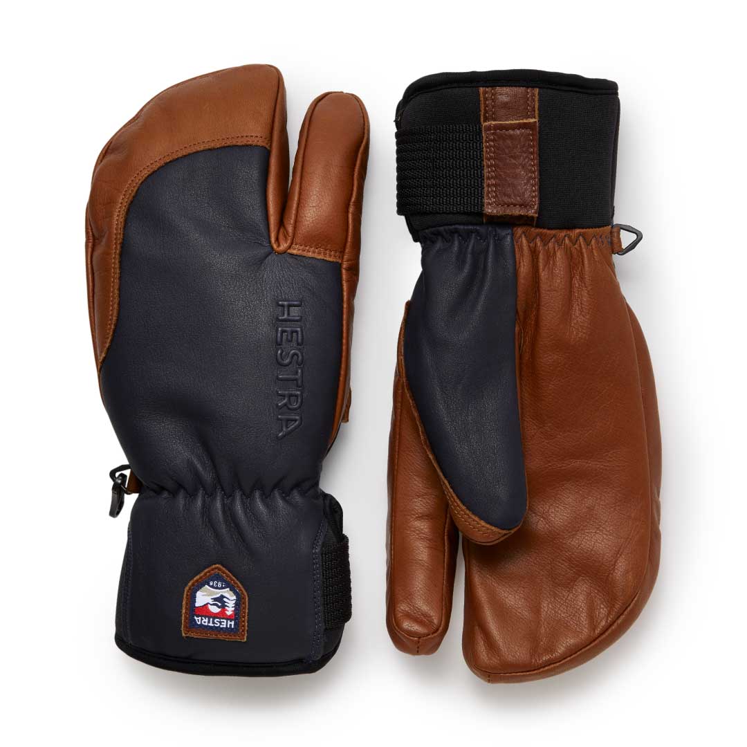 25-26 HESTRA Topo 3-Finger Navy/Brown スノーボード 早期予約