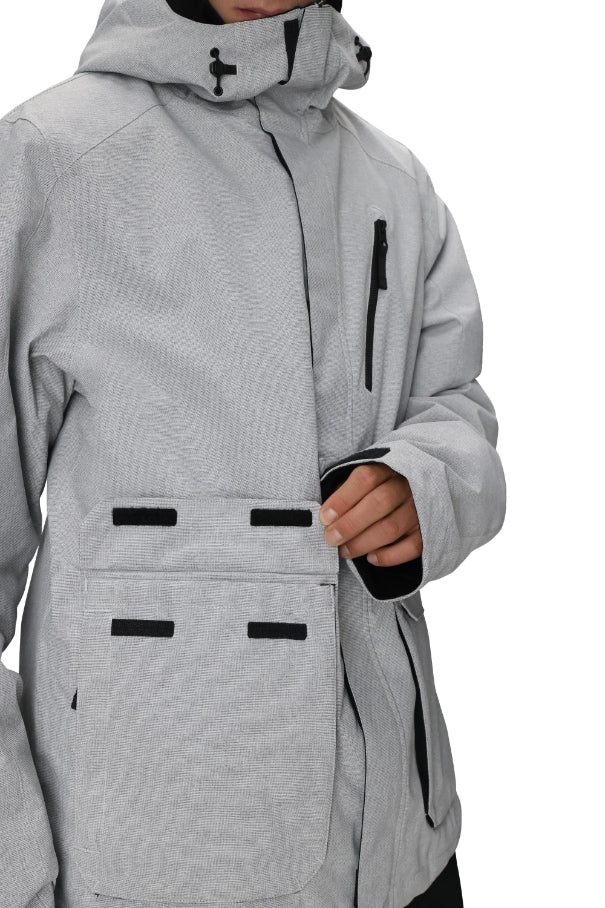 686 ロクハチロク MENS NIGHTLINE INSULATED JACKET LIMESTONE DOBBY 25-26 スノーボード ウェア