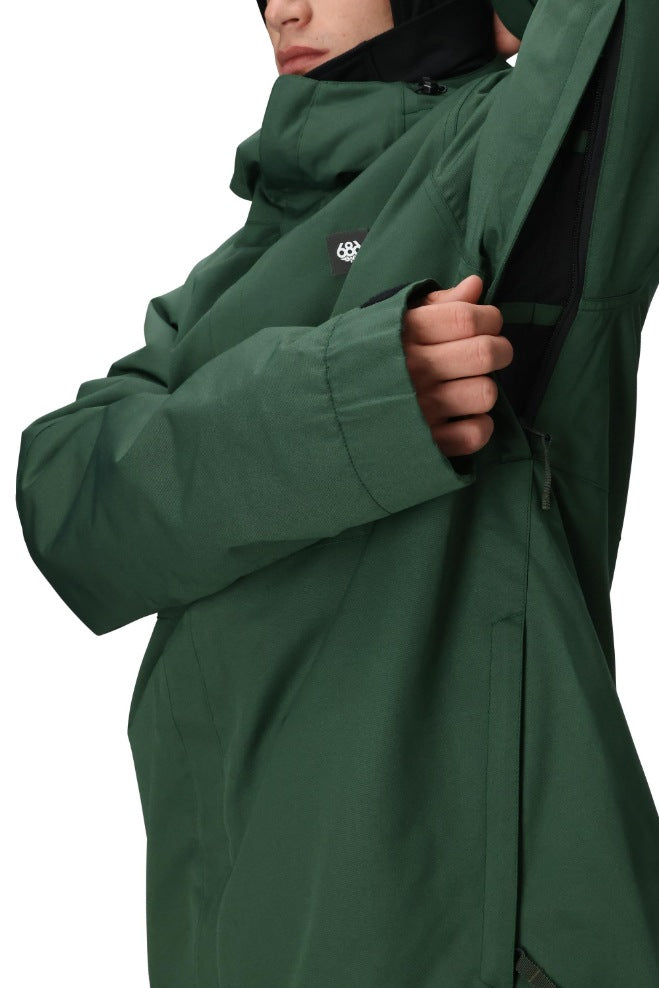 686 ロクハチロク MENS FOUNDATION INSULATED JACKET MOSS GREEN 25-26 スノーボード ウェア