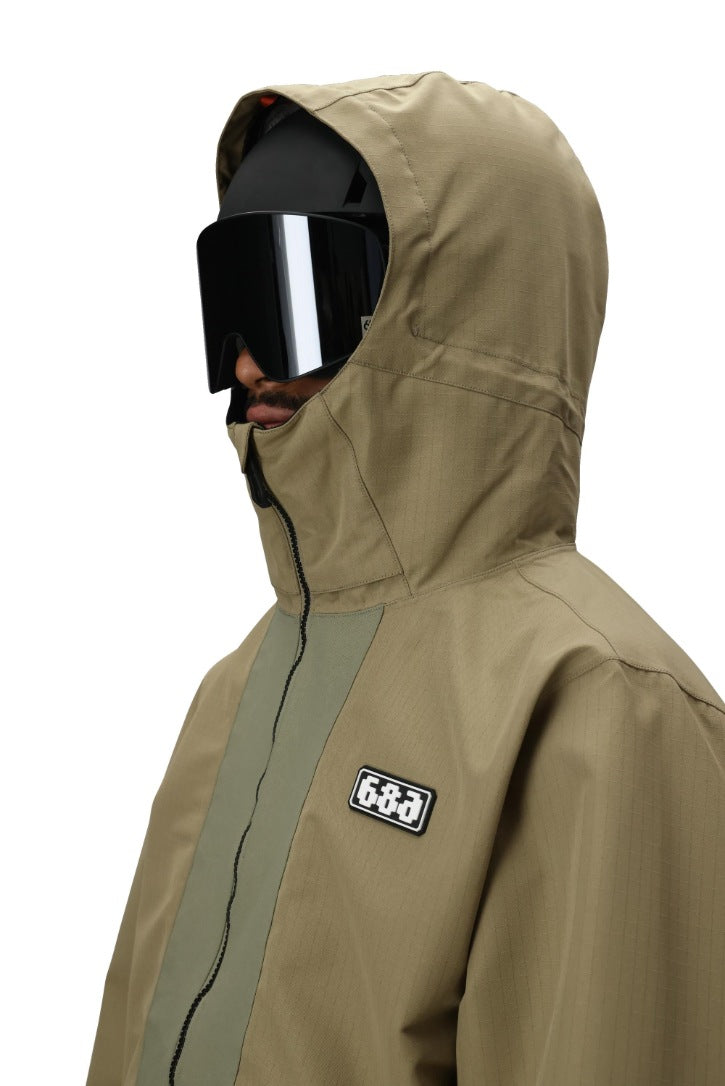 686 ロクハチロク Men's Ghost 2.5L Anorak SAGE RIPSTOP 25-26 スノーボード ウェア