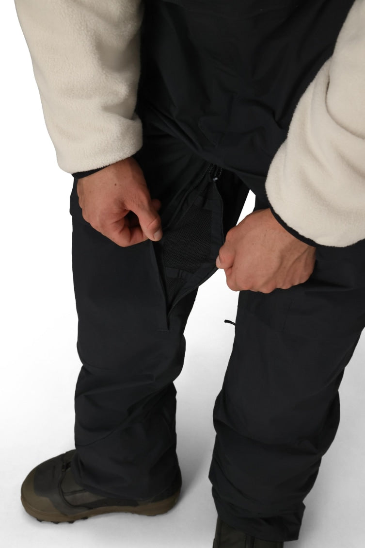 686 ロクハチロク MENS GORE-TEX DISPATCH SHELL BIB BLACK 25-26 スノーボード ウェア