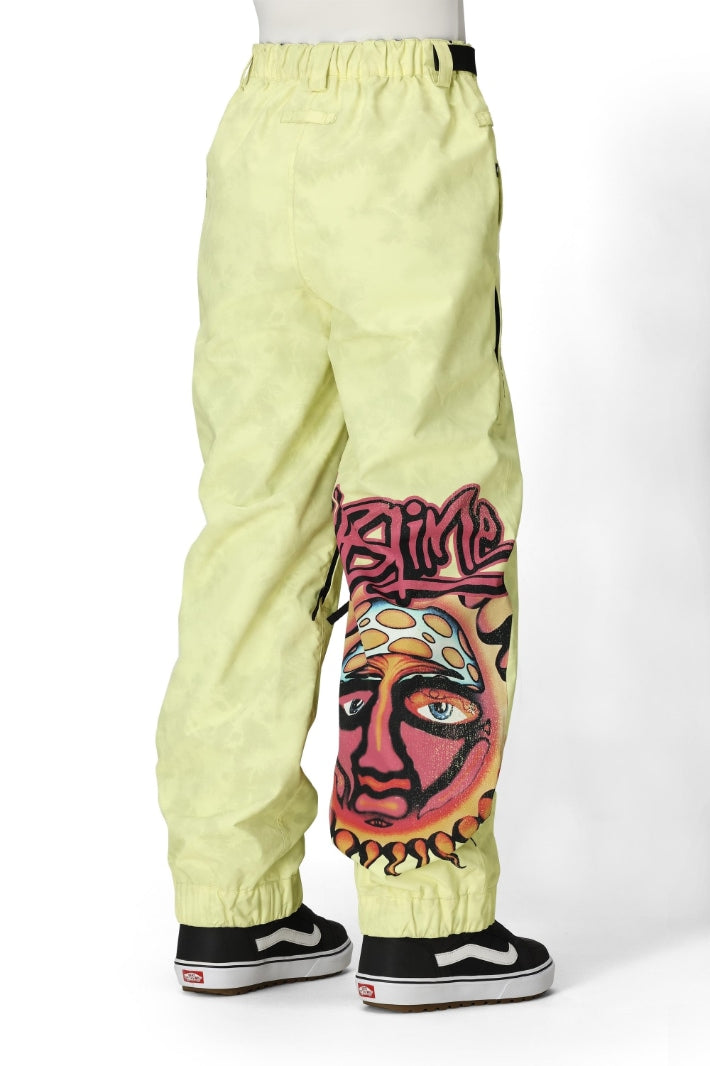 686 ロクハチロク WOMENS 686 SUBLIME SHELL PANT SUBLIME YELLOW TIE DYE 25-26 スノーボード ウェア