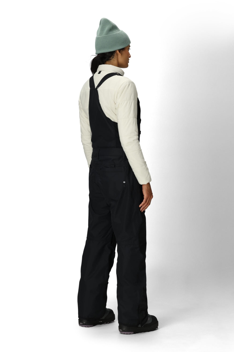 686 ロクハチロク WOMENS BLACK MAGIC 20K SHELL BIB BLACK 25-26 スノーボード ウェア