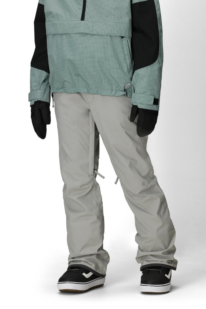 686 ロクハチロク WOMENS STANDARD SHELL PANT LT GREY 25-26 スノーボード ウェア