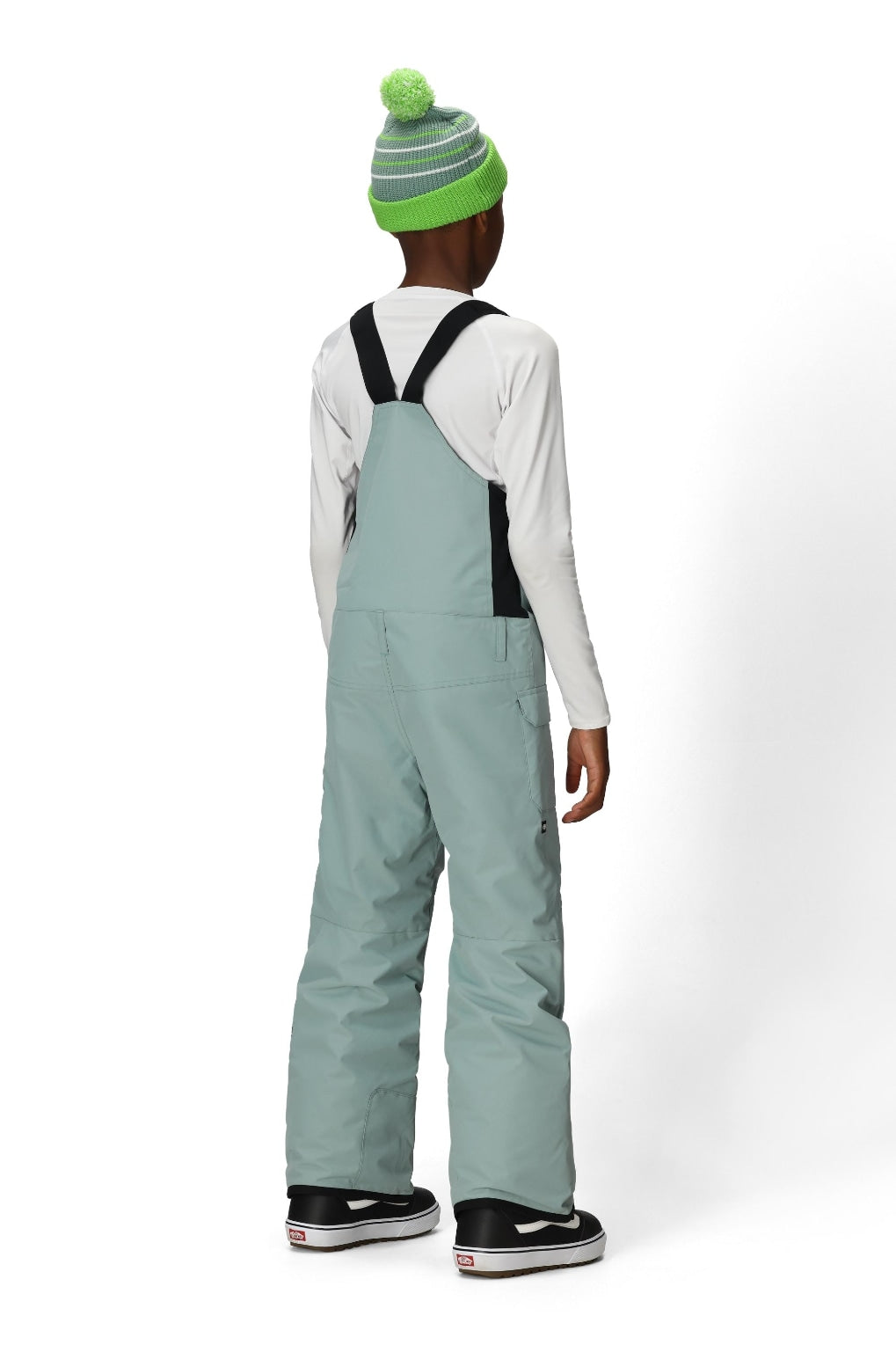 686 ロクハチロク Boys' Frontier Insulated Bib DUSTY MARINE 25-26 スノーボード ウェア