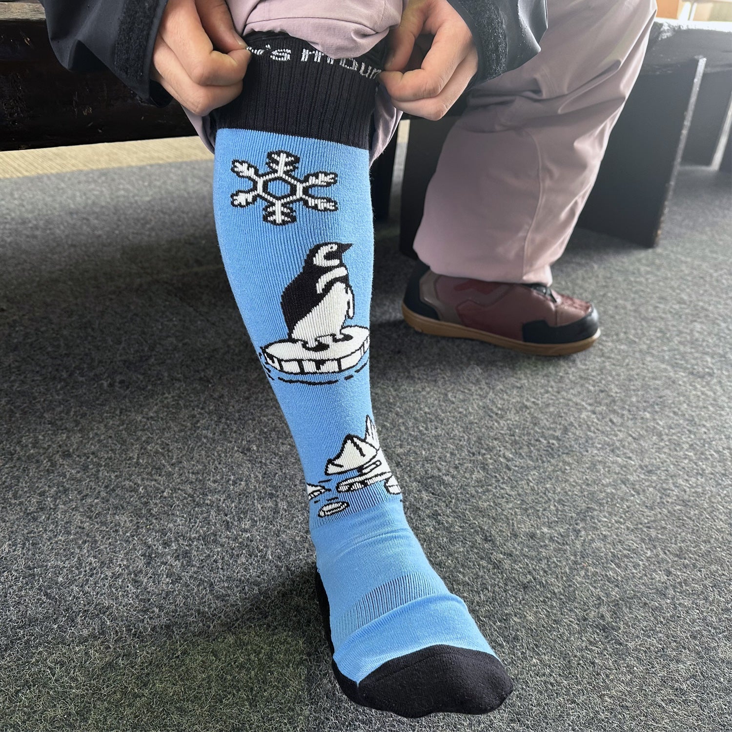 EBS エビス VERY WARM PENGUIN 25-26 スノーボード アクセサリー LILAC