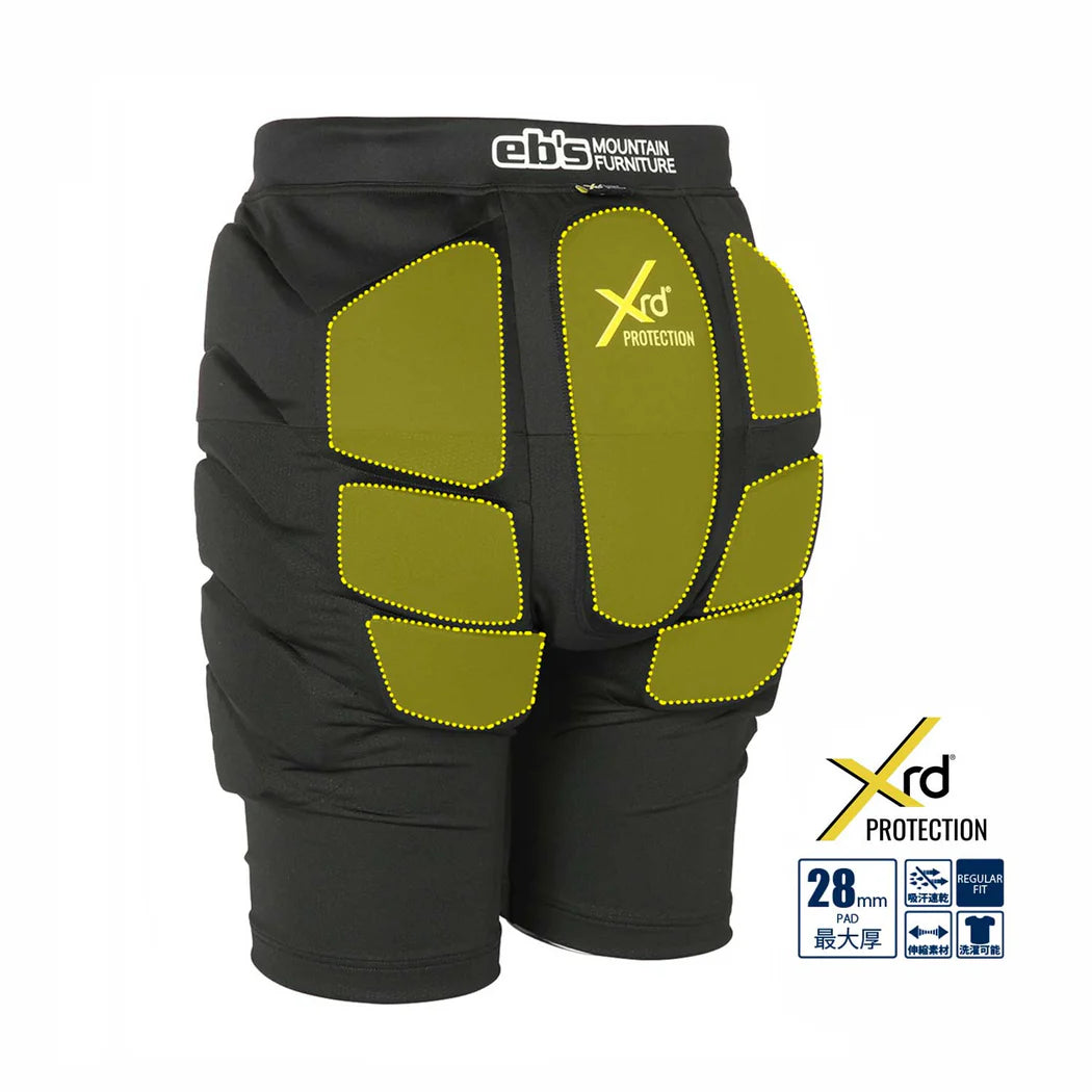 スノーボード アクセサリー イービーエス EBS HIP PROTECT XRD BLACK 25-26 送料無料 日本正規品 予約商品 店頭受け取り可能