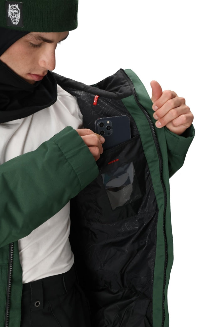 686 ロクハチロク MENS FOUNDATION INSULATED JACKET MOSS GREEN 25-26 スノーボード ウェア