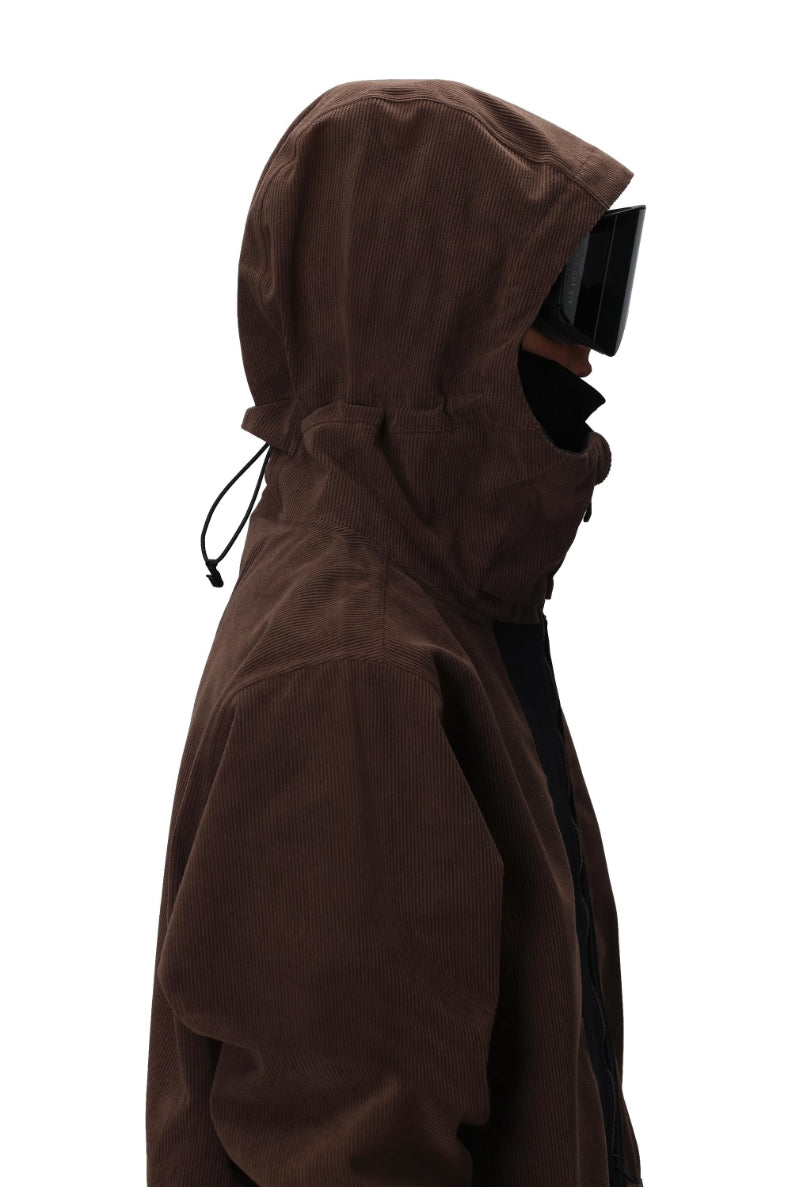 686 ロクハチロク Men's Ghost 2.5L Anorak COFFEE CORDUROY 25-26 スノーボード ウェア