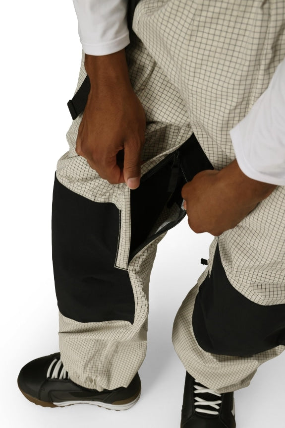 686 ロクハチロク Men's Ghost 2.5L Pant LIMESTONE GRID 25-26 スノーボード ウェア