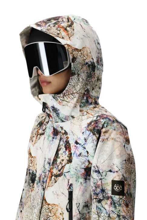 686 ロクハチロク WOMENS WHISPER INSULATED JACKET LIMESTONE XRAY 25-26 スノーボード ウェア