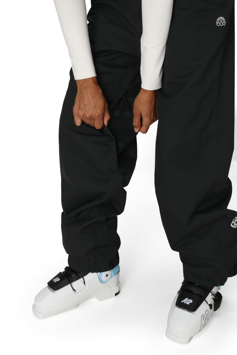 686 ロクハチロク WOMENS OUTLINE SHELL PANT BLACK 25-26 スノーボード ウェア