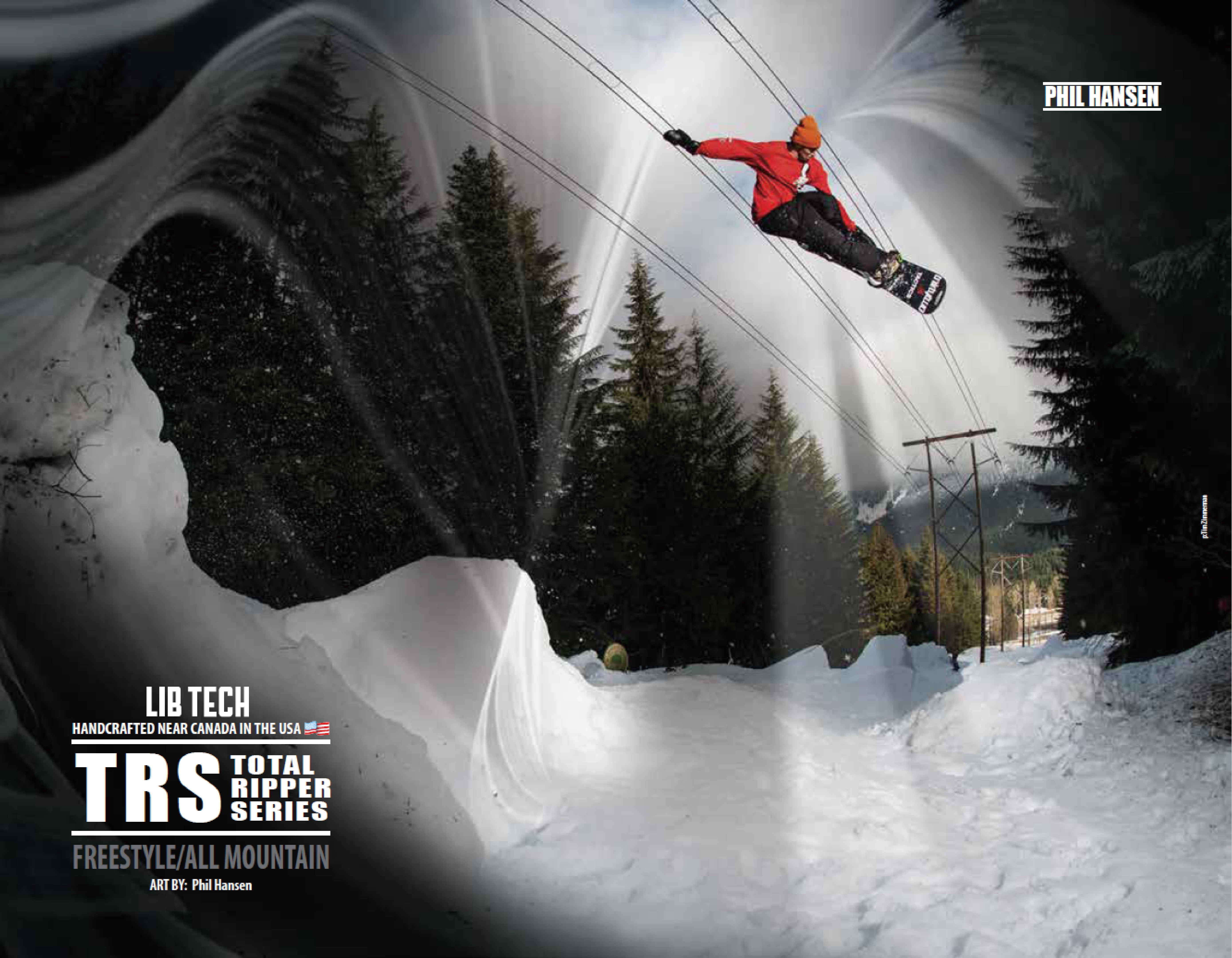 LIBTECH リブテック TRSTOTAL RIPPER SERIESTRS- 23-24 スノーボード ボード