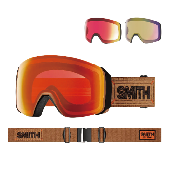 SMITH ゴーグル スミス  4D MAG XL BLACK WARM STEEL 010276512 26-27 スノーボードゴーグル 日本正規品