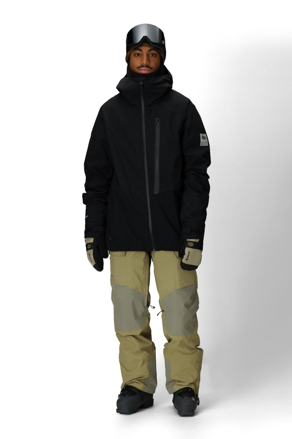 686 ロクハチロク MENS GORE-TEX GT THERMAGRAPHJACKET BLACK 25-26 スノーボード ウェア