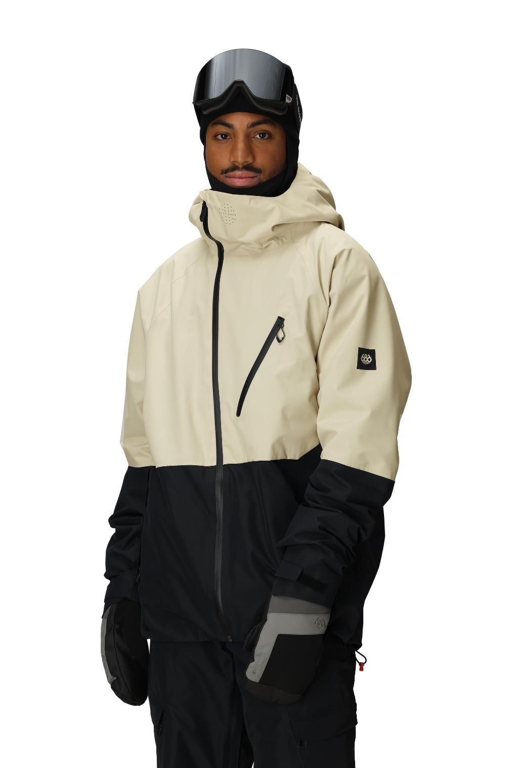 686 ロクハチロク MENS HYDRA THERMAGRAPH JACKET LIMESTONE COLORBLOCK 25-26 スノーボード ウェア