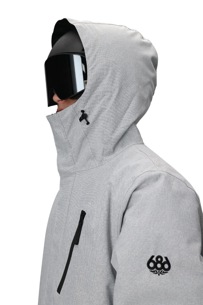 686 ロクハチロク MENS NIGHTLINE INSULATED JACKET LIMESTONE DOBBY 25-26 スノーボード ウェア