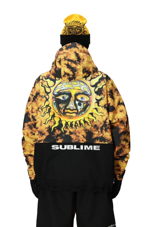 686 ロクハチロク MENS 686 SUBLIME SHELL ANORAK SUBLIME ORANGE TIE DYE 25-26 スノーボード ウェア