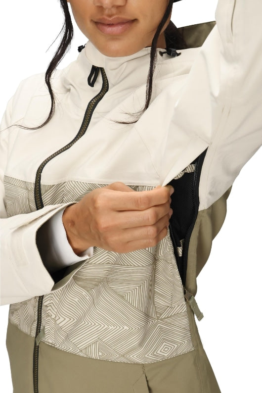 686 ロクハチロク WOMENS ATHENA INSULATED JACKET LIMESTONE COLORBLOCK 25-26 スノーボード ウェア