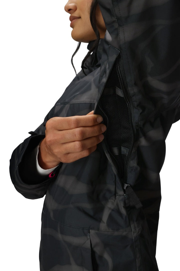 686 ロクハチロク WOMENS ATHENA INSULATED JACKET BLACK VAPORS 25-26 スノーボード ウェア
