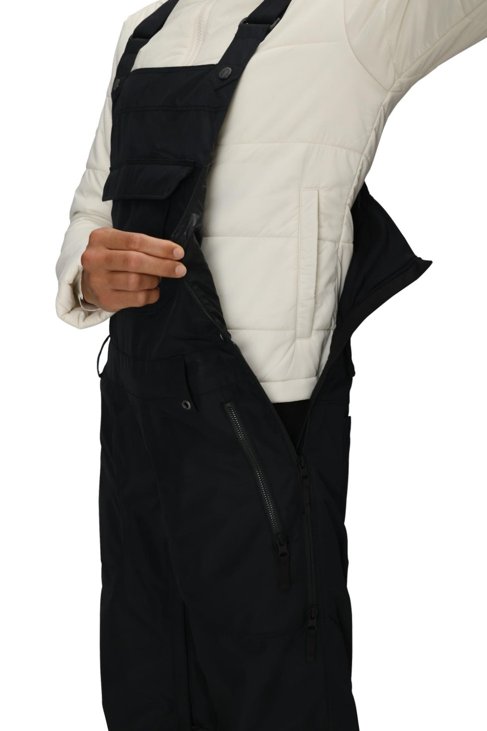 686 ロクハチロク WOMENS BLACK MAGIC 20K SHELL BIB BLACK 25-26 スノーボード ウェア