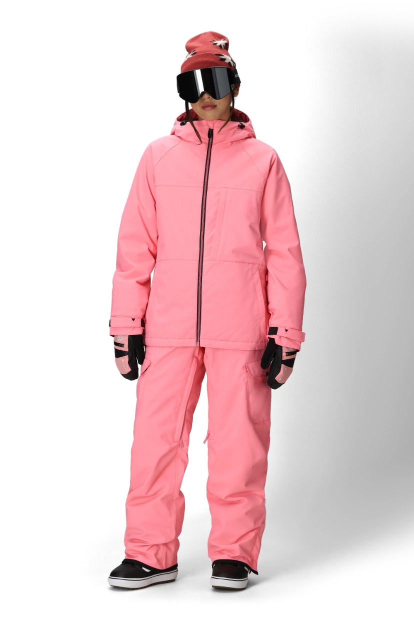 686 ロクハチロク WOMENS AURA INSULATED CARGO PANT GERANIUM PINK 25-26 スノーボード ウェア