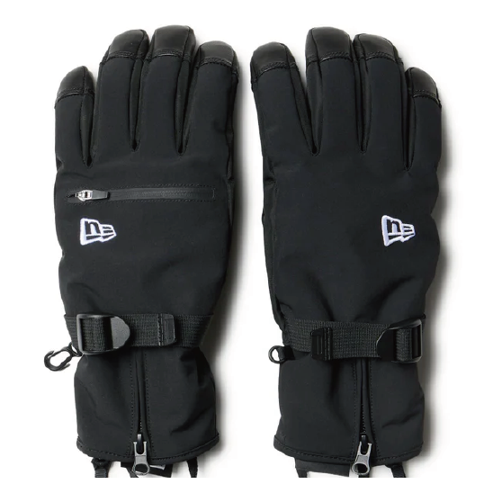 NEWERA ニューエラ [newera] OD SNOW GLOVE 5FINGER UNDER BLK 24-25 スノーボード グローブ -