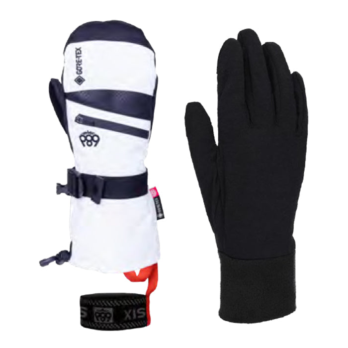 25-26 686 WOMENS GORE-TEX SMARTY 3-in-1 GAUNTLET MITT WHITE スノーボード 早期予約