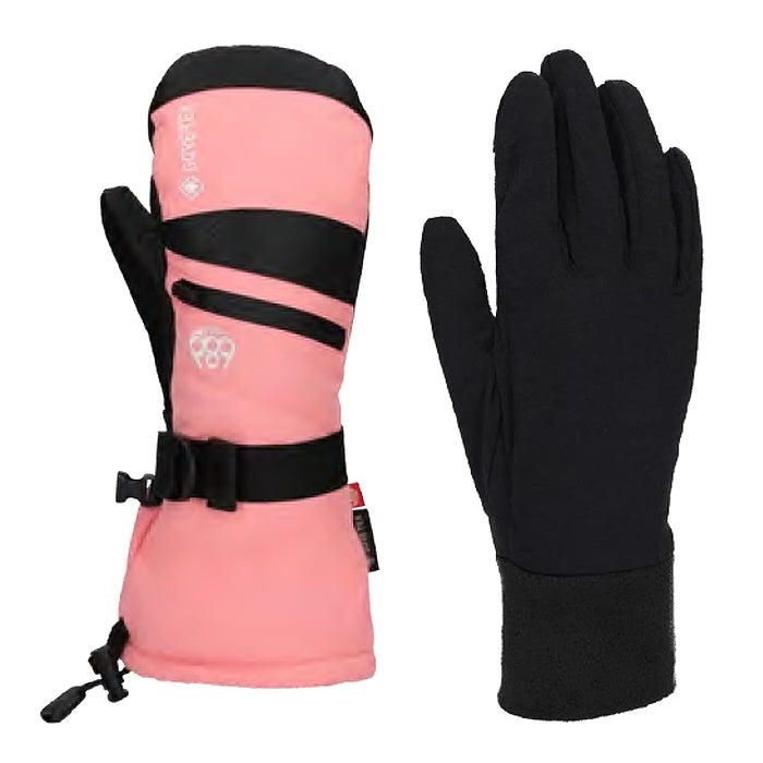 25-26 686 WOMENS GORE-TEX SMARTY 3-in-1 GAUNTLET MITT GERANIUM PINK スノーボード 日本正規品 早期予約