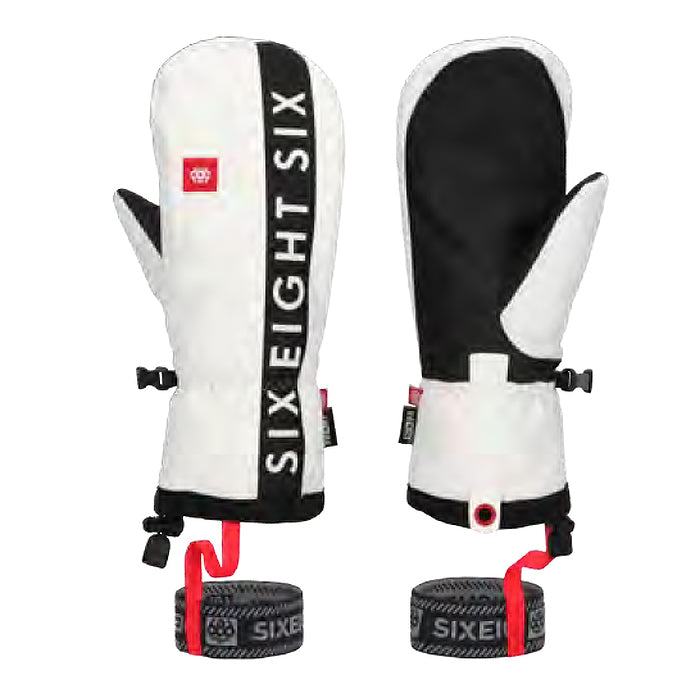 25-26 686 Men's Team Merino Mitt WHITE スノーボード 早期予約