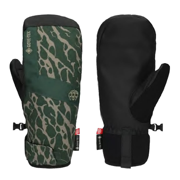25-26 686 MENS GORE-TEX LINEAR UNDER CUFF MITT MOSS GREEN FRACTURE スノーボード 日本正規品 早期予約
