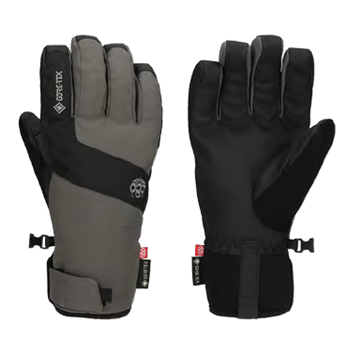 25-26 686 MENS GORE-TEX LINEAR UNDER CUFF GLOVE CHARCOAL スノーボード 早期予約