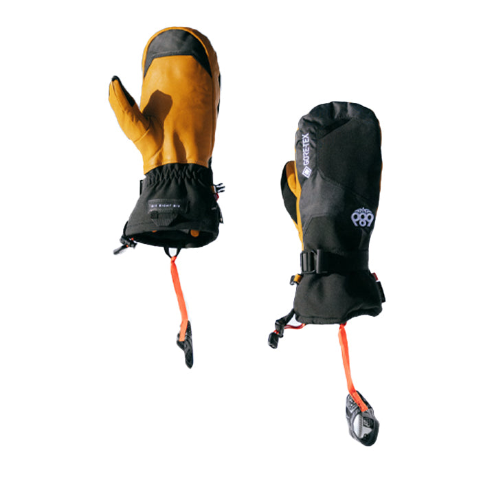 スノーボード グローブ シックスエイトシックス 686 686 MENS GORE-TEX LEATHER LINEAR MITT BLACK 25-26 送料無料 日本正規品 予約商品 店頭受け取り可能