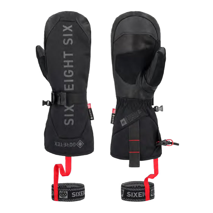 25-26 686 MENS GORE-TEX LEATHER DEEP DAYS MITT BLACK スノーボード 早期予約