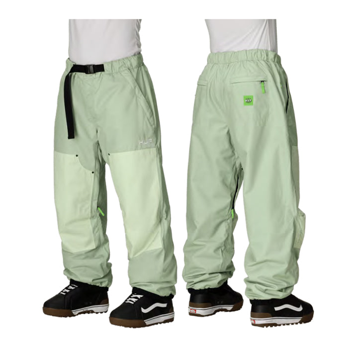スノーボード ウェア シックスエイトシックス 686 MENS 686 HUF DOUBLE H SHELL PANT HUF GREEN COLORBLOCK 送料無料 日本正規品 予約商品 店頭受け取り可能
