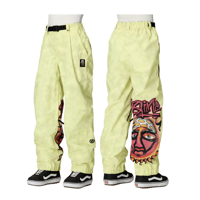 25-26 686 WOMENS 686 SUBLIME SHELL PANT SUBLIME YELLOW TIE DYE スノーボード 日本正規品 早期予約