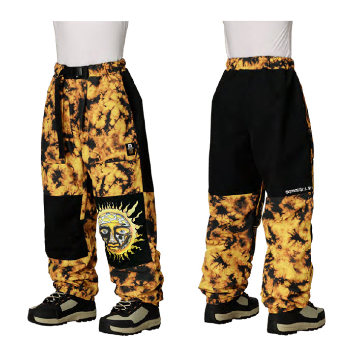スノーボード ウェア シックスエイトシックス 686 MENS 686 SUBLIME SHELL PANTS SUBLIME ORANGE TIE DYE  送料無料 日本正規品 予約商品 店頭受け取り可能